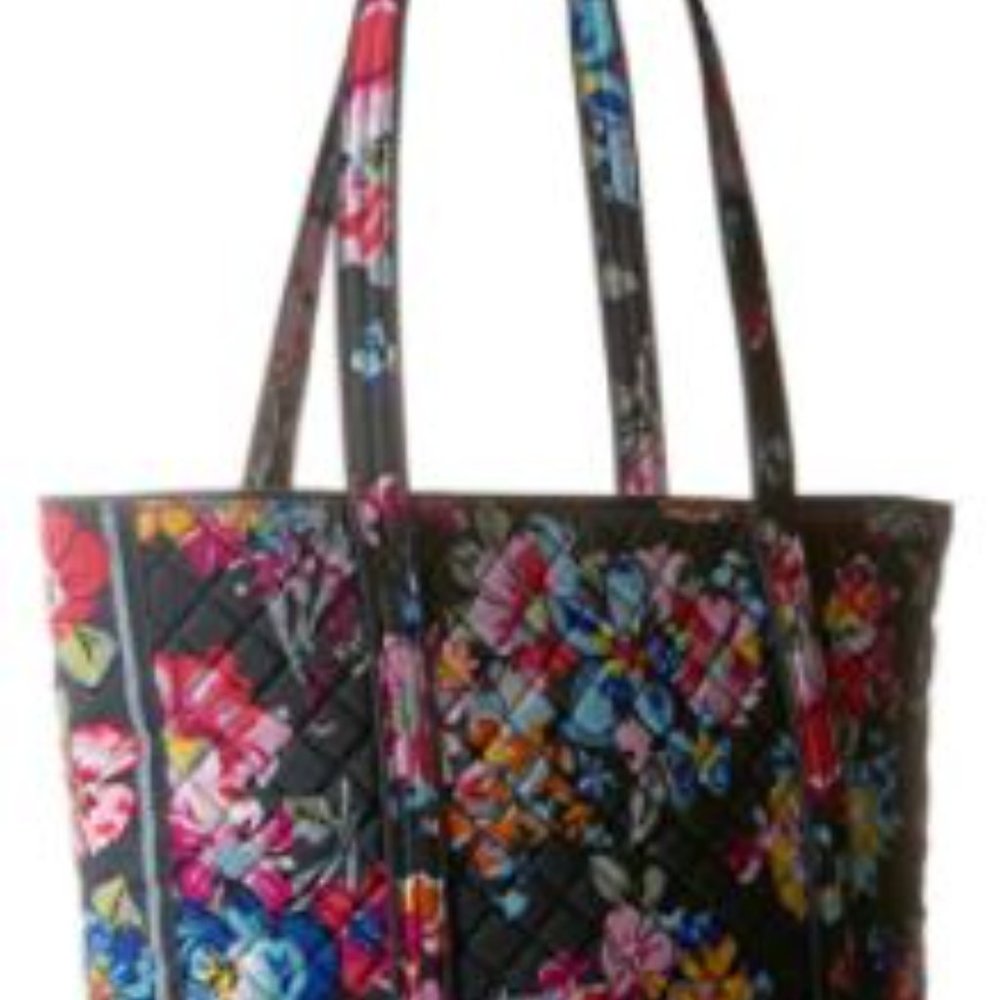 Vera Bradley Signature Cotton Small Vera Tote Bag - Picture 2 of 3